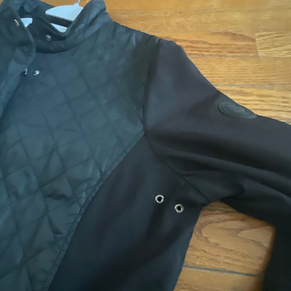 Lauren Ralph Lauren collared black quilted jacket size 1xl preowned - Picture 16 of 16